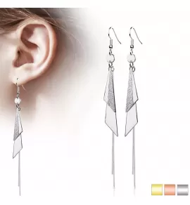 Длинные женские серьги TATIC SE3858 из стали