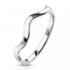 Женское кольцо из стали в форме волны TATIC R-M6928S