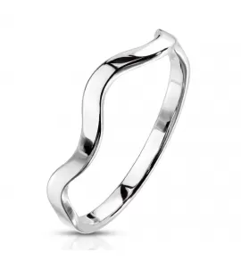 Женское кольцо из стали в форме волны TATIC R-M6928S