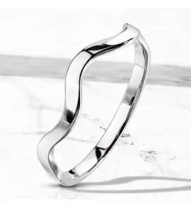 Женское кольцо из стали в форме волны TATIC R-M6928S