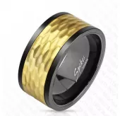 Мужское кольцо из титана Spikes R-TM-3870 с вращающейся серединой