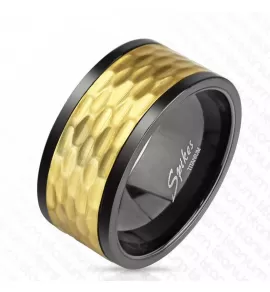 Мужское кольцо из титана Spikes R-TM-3870 с вращающейся серединой
