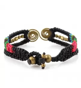 Браслет Indigo ING-1438 плетеный со спиральным декором