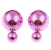 Серьги в стиле Dior ALFG-7201-TZ сиреневого цвета
