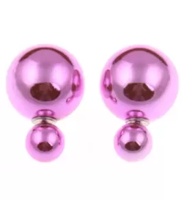 Серьги в стиле Dior ALFG-7201-TZ сиреневого цвета