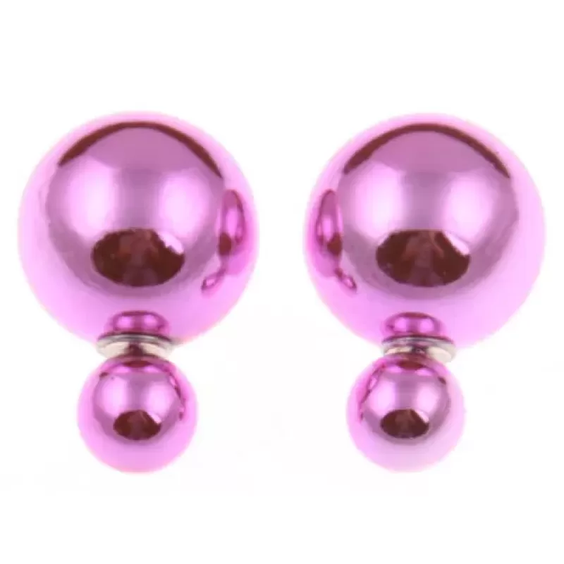 Серьги в стиле Dior ALFG-7201-TZ сиреневого цвета