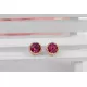 Серьги ROZI RR-14210 гвоздики с цветным камнем