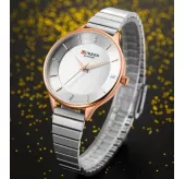 Ультратонкие женские часы из стали Curren CR-9041
