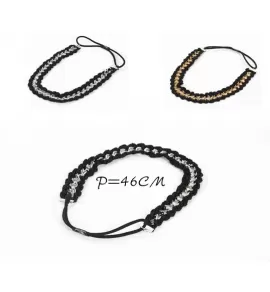 Повязка на голову AS-A32937 с металлическим декором