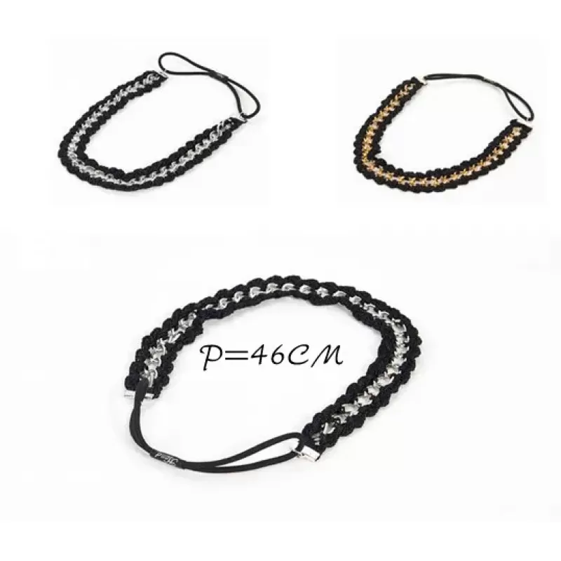 Повязка на голову AS-A32937 с металлическим декором