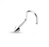Серьга нострил для пирсинга носа PiercedFish NOSE из медицинской стали