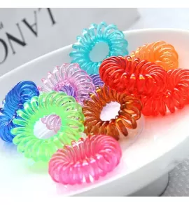 Резинка-пружинка для волос DS-74770 из силикона