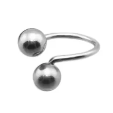 Разомкнутое женское кольцо Soul Stories R-030908 с шариками из стали