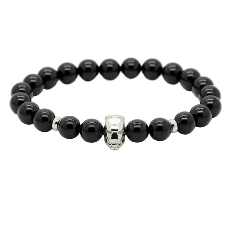 Мужской браслет из натуральных камней Железный человек MRJ-BALB115