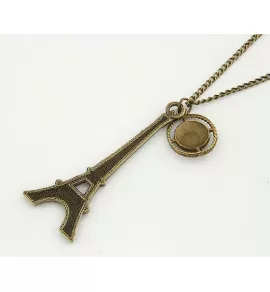 Кулон на цепочке AS-A21858 в форме Эйфелевой башни