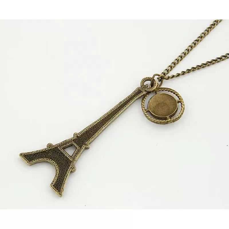 Кулон на цепочке AS-A21858 в форме Эйфелевой башни