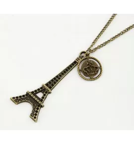 Кулон на цепочке AS-A21858 в форме Эйфелевой башни