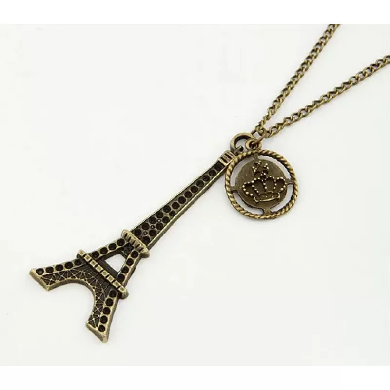 Кулон на цепочке AS-A21858 в форме Эйфелевой башни