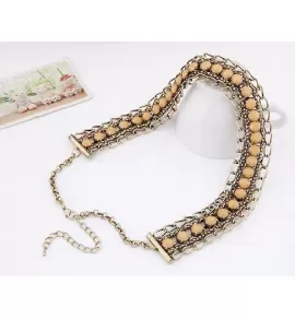 Ожерелье AS-A26330 из цепочек с кристаллами