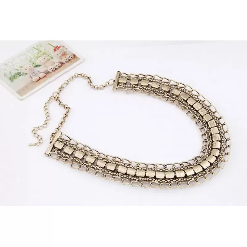 Ожерелье AS-A26330 из цепочек с кристаллами