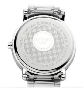 Часы на металлическом ремешке EYKI серии E TIMES  ET0148-WT с белым циферблатом