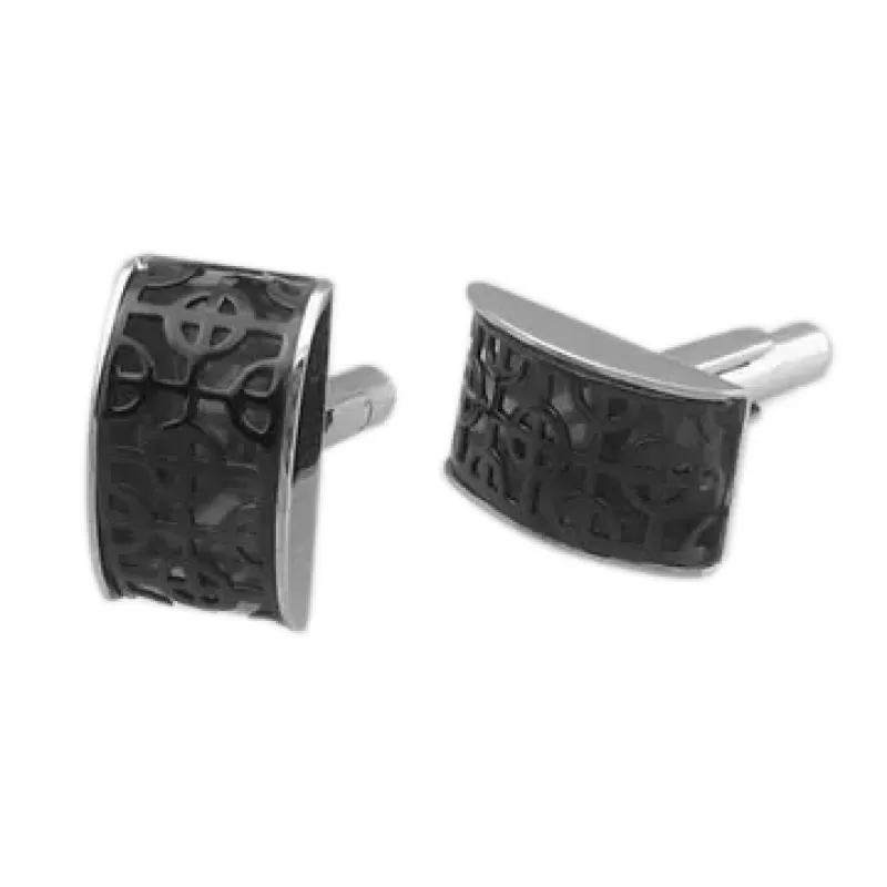 Мужские запонки С-02648 из ювелирной стали