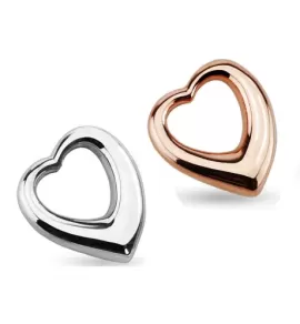 Кулон из стали TATIC SSPM-6263 в форме сердца