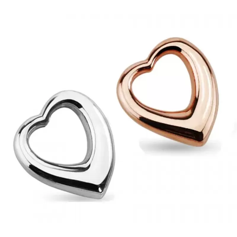 Кулон из стали TATIC SSPM-6263 в форме сердца