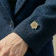 Брошь Лютик Zircon+магнит Fiore Luna XR10596 G