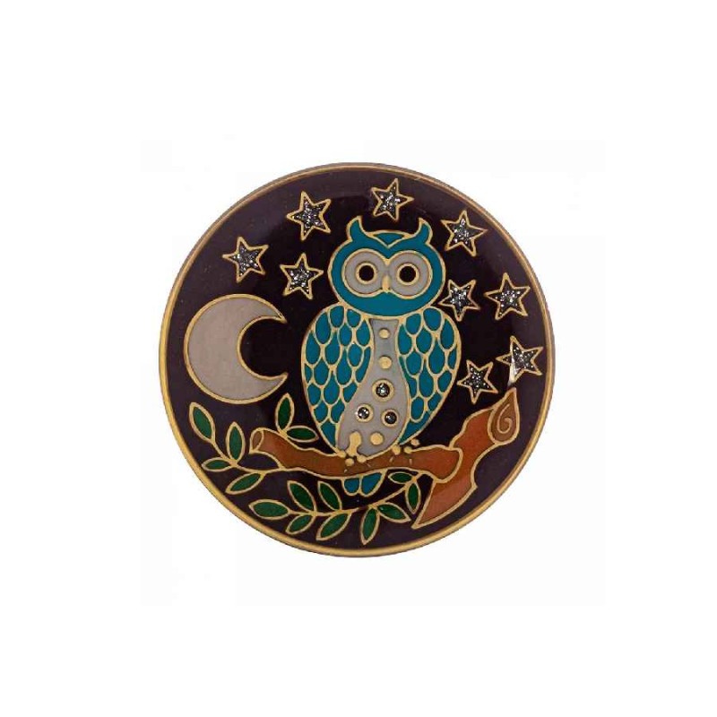 Брошь Сова Clara Bijoux F25151-11 BL
