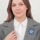 Брошь ОРЕОЛ Zircon+crystal