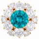 Брошь Кристалл Zircon+магнит
