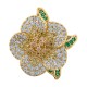 Брошь Лютик Zircon+магнит Fiore Luna XR10596 G