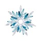 Брошь ОРЕОЛ Zircon+crystal