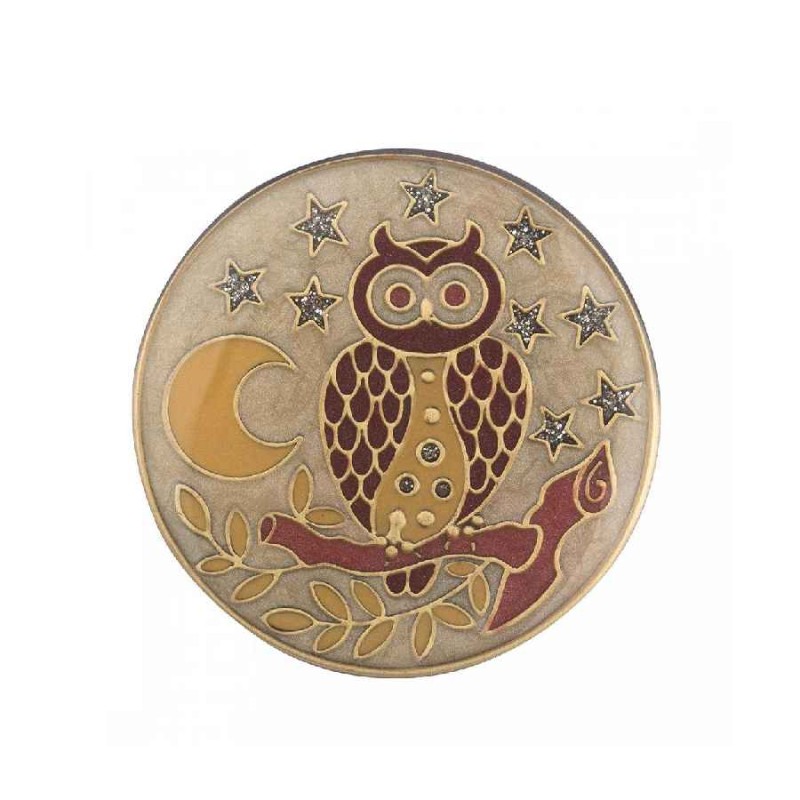 Брошь Сова Clara Bijoux F25159-9 R