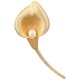Брошь Калла freshwater pearl