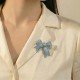 Брошь Бантик Zircon Fiore Luna XR00397B1 BL/S