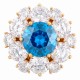 Брошь Кристалл Zircon+магнит