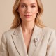 Брошь Калла freshwater pearl