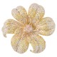 Брошь ВИОЛА Zircon
