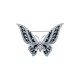 Брошь Бабочка Zircon Fiore Luna XR01278 BW/S