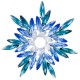 Брошь ОРЕОЛ Zircon+crystal