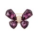 Брошь Бабочка crystal violet
