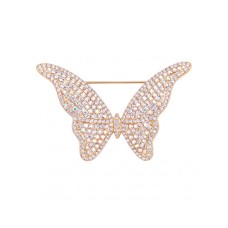 Брошь Butterfly золотая