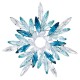 Брошь ОРЕОЛ Zircon+crystal