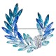 Брошь КРЫЛЬЯ Zircon+crystal