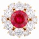 Брошь Кристалл Zircon+магнит