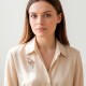 Брошь Тюльпан Чешский горный хрусталь