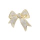 Брошь Бантик Zircon Fiore Luna XR00397B1 BW/G