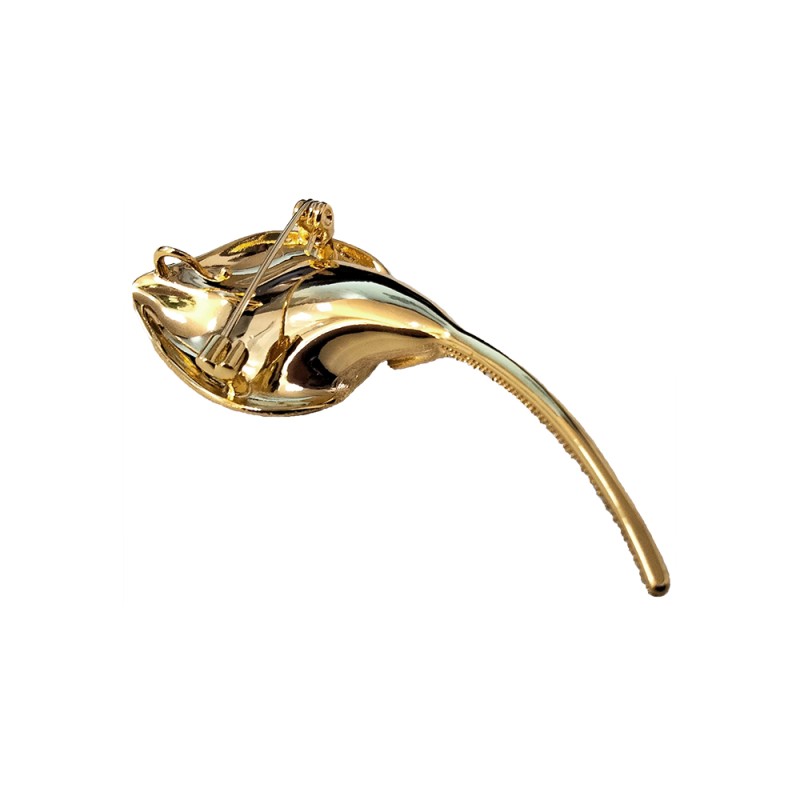 Брошь Калла freshwater pearl